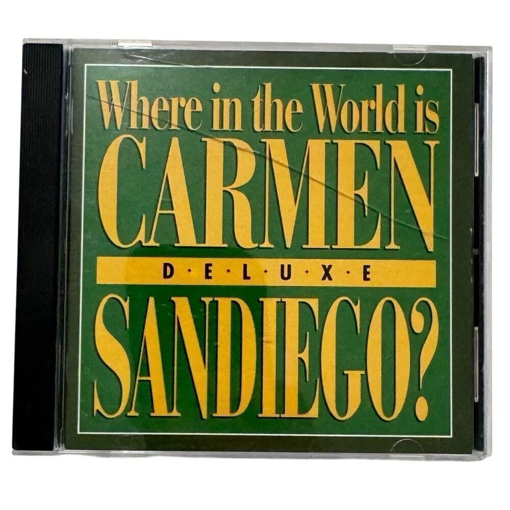 Where in the World is Carmen Sandiego (Deluxe Edition) (PC / Tandy 1990)